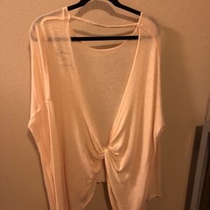 Free People Pale Pink Sweater